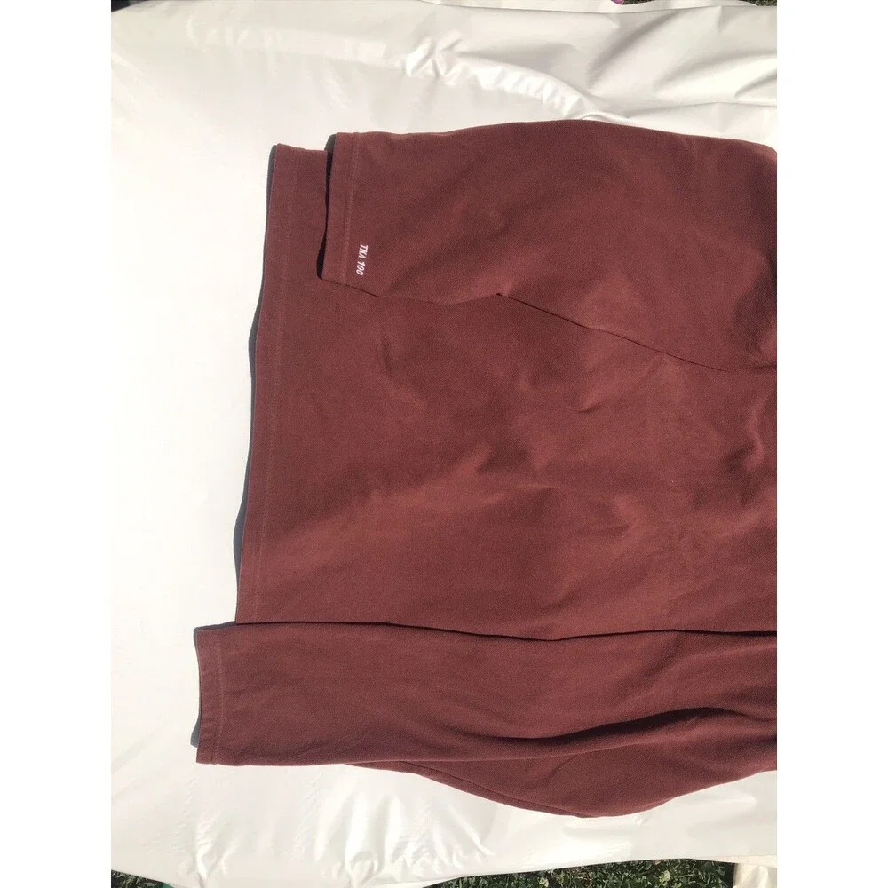 The North Face Mens TKA 100 Glacier Quarter Zip Fleece Pullover Maroon XLarge